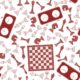 Chess patterns activities - red