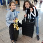 Jenna et Sofia départ de Stuttgart